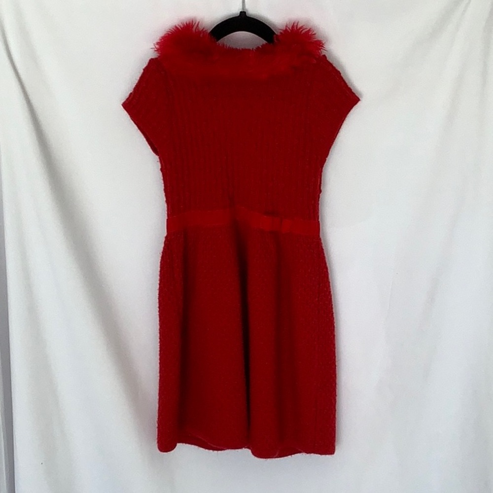 Janie & Jack Faux Fur Dress